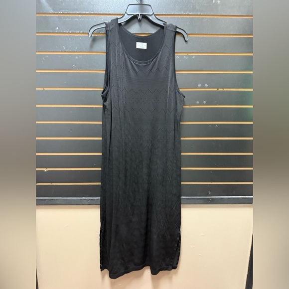Athleta Dresses & Skirts - Athleta Black Sleeveless Midi Dress Size XL